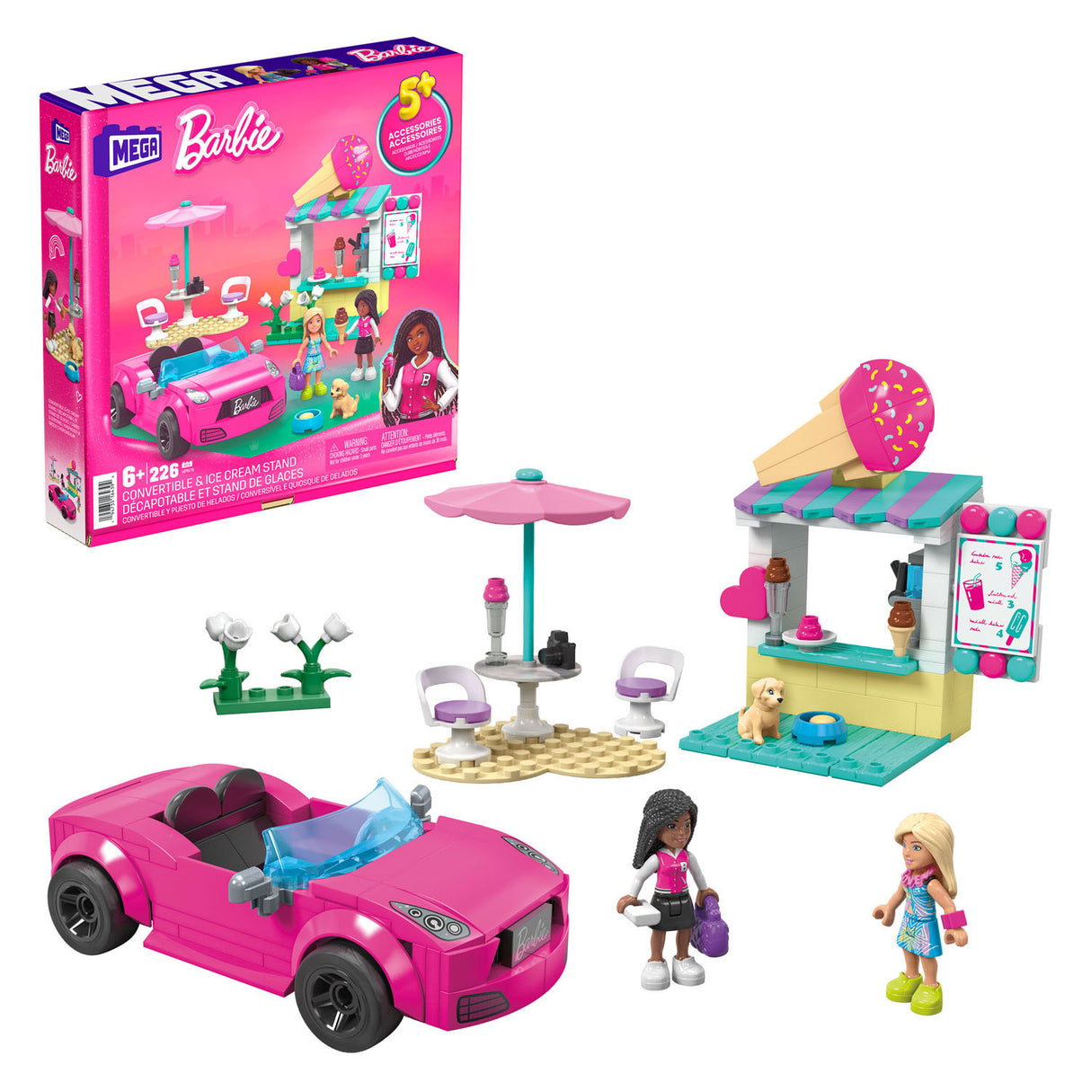 Mattel Mega Ice Cream Stall Set, 226DLG.