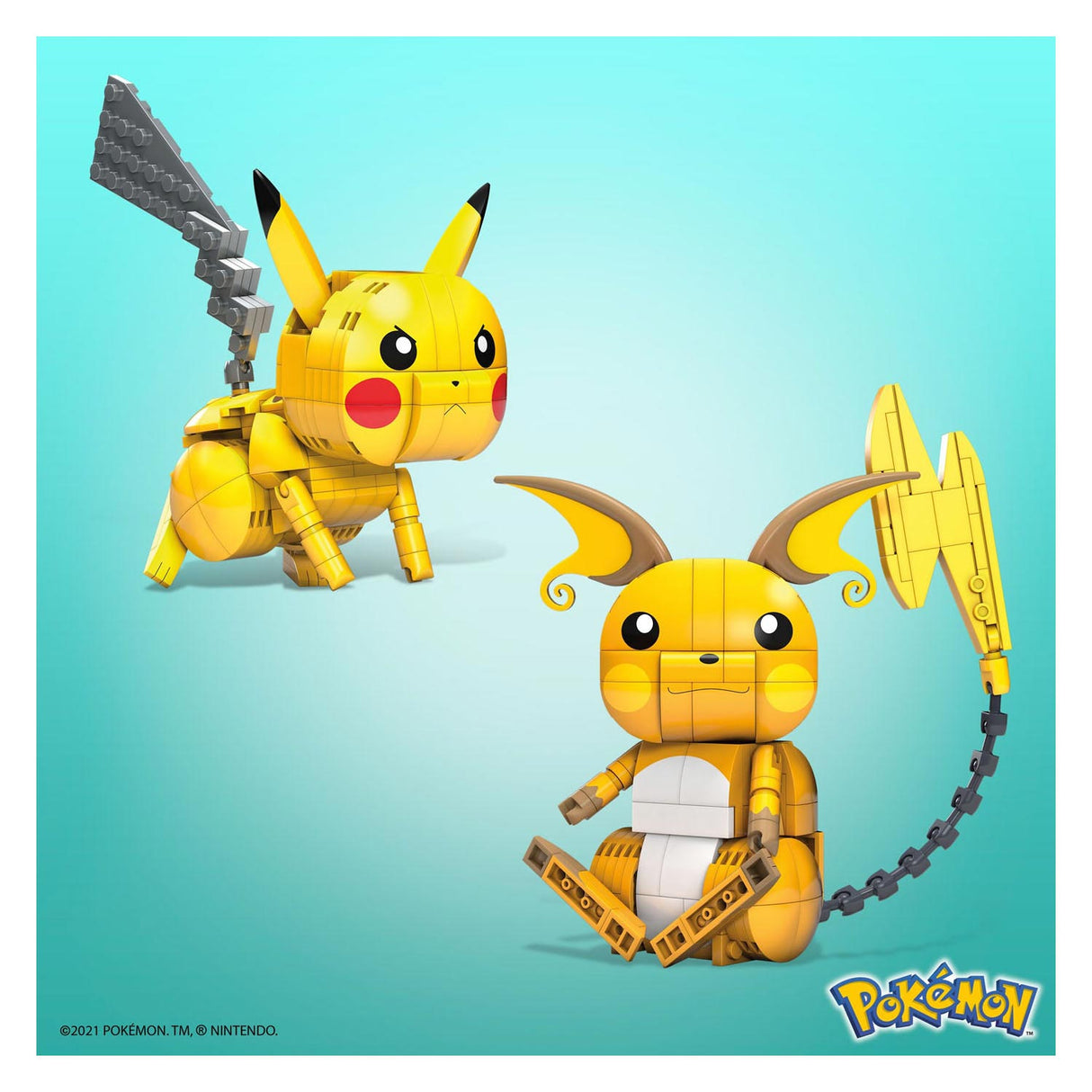 Pokémon mega construx pokemon gradbeni komplet zgradba in prikaz pikachu evolution trio