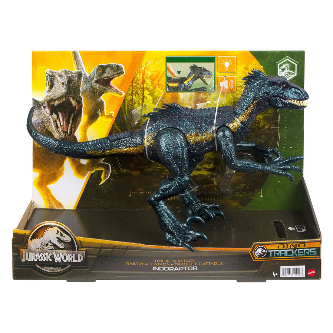 Mattel Jurassic World Track n Attack Indorraptor Play Figure