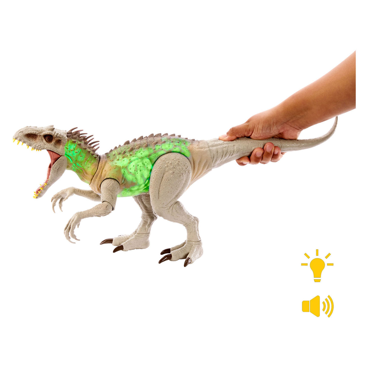 Mattel Jurassic World Kamuflage and Fighting Indominus Rex Speel postava