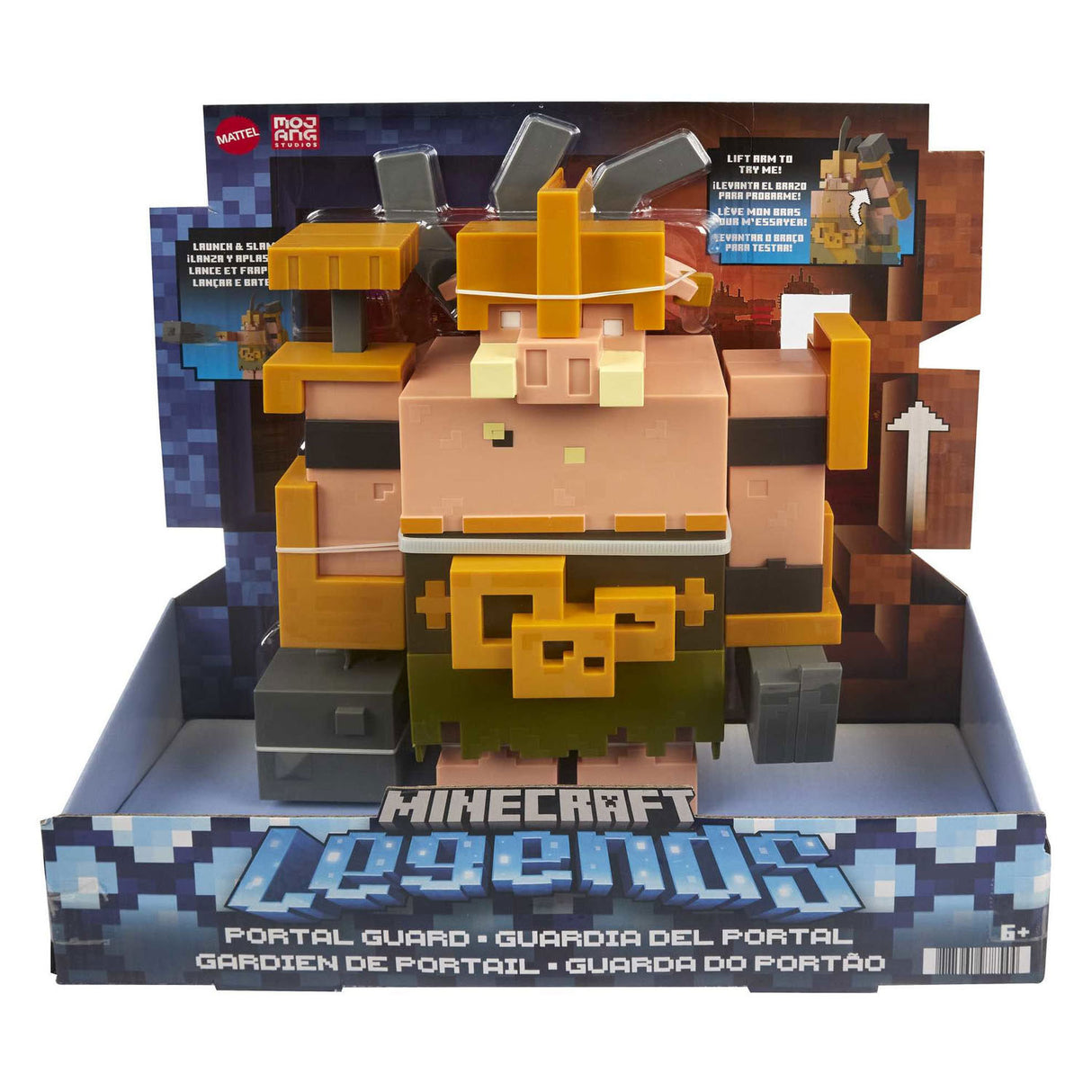 Mattel Minecraft Legends Portal guard Superbaas Speel Figure