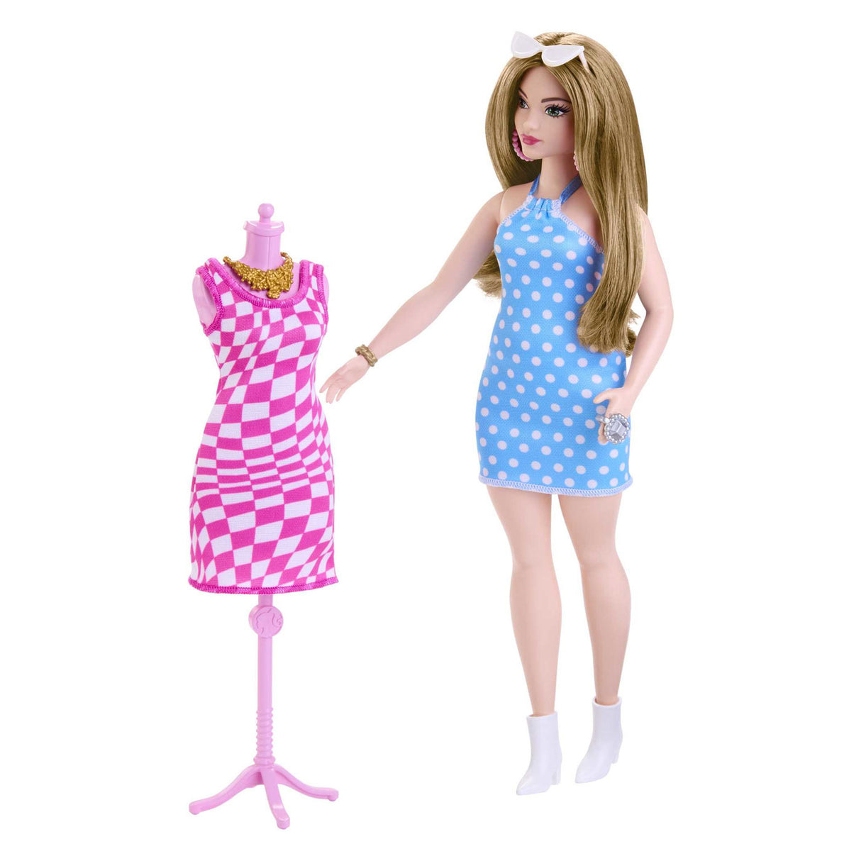 Mattel Fashionista pop z stojakiem na odzież