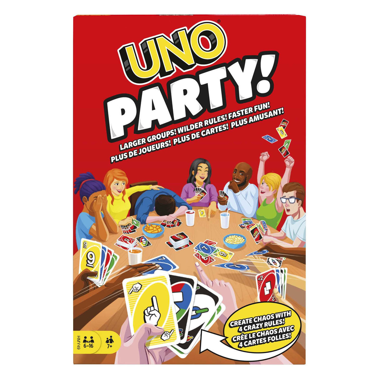 Mattel Uno Party Card -Spiel