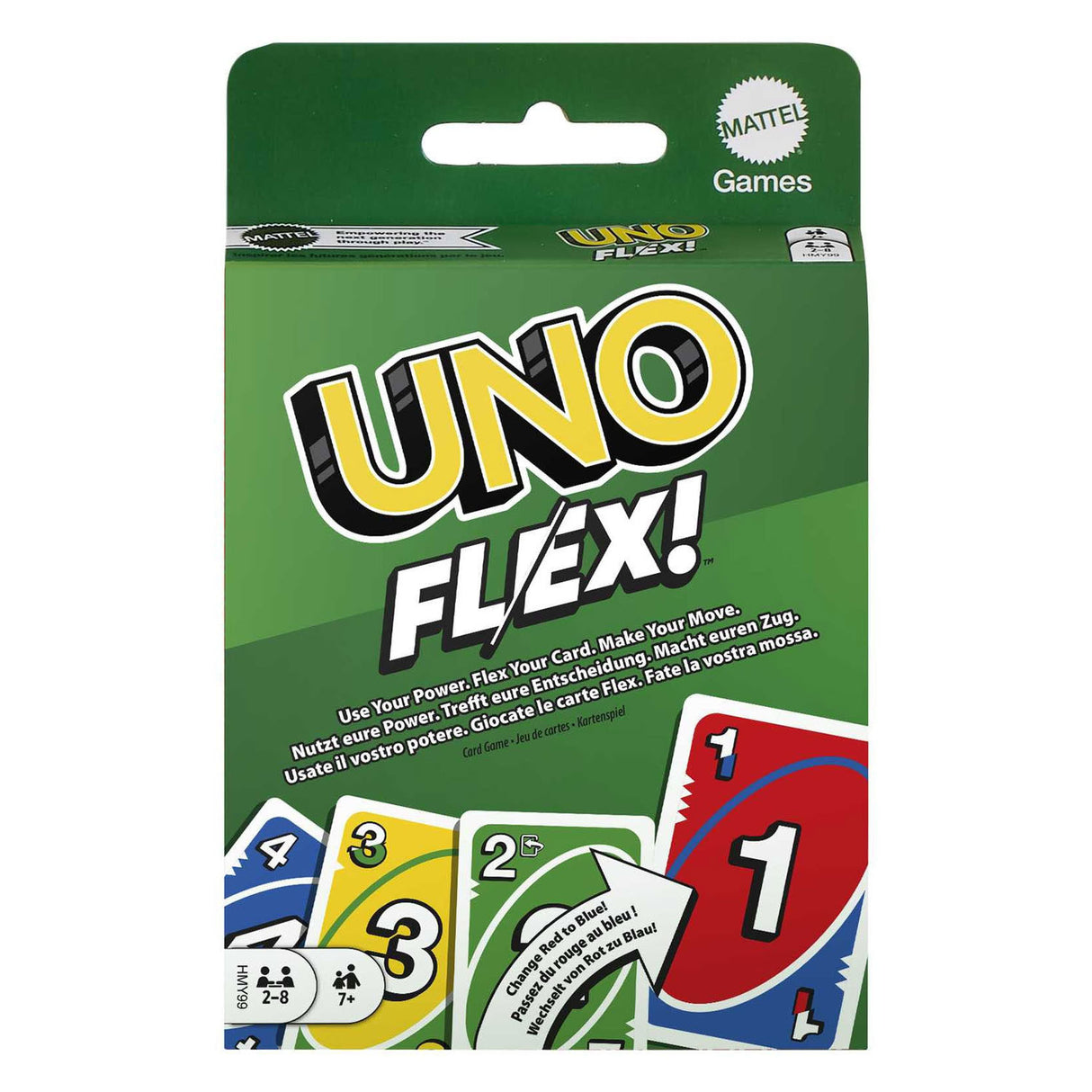 Jeu de cartes Mattel Uno Flex