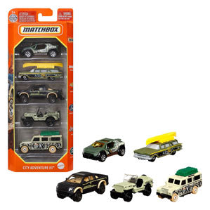 Mattel Matchbox Set met 5 auto's