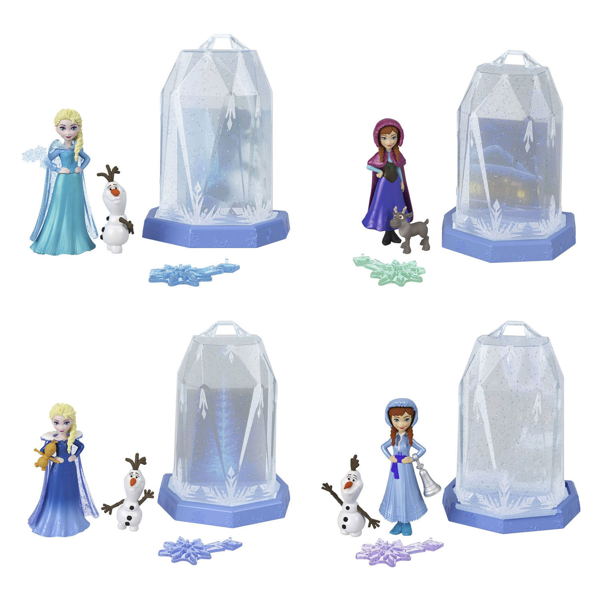 Mattel Frozen Ice Reveal Fashion Pop Elsa and Olaf