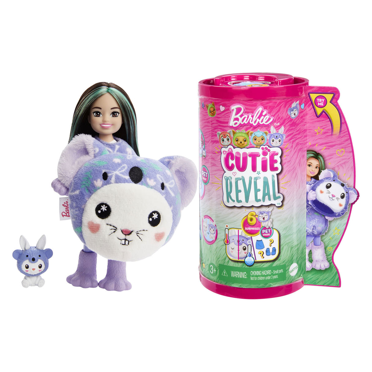 Mattel Cutie Reveal Chelsea Konijn als koala