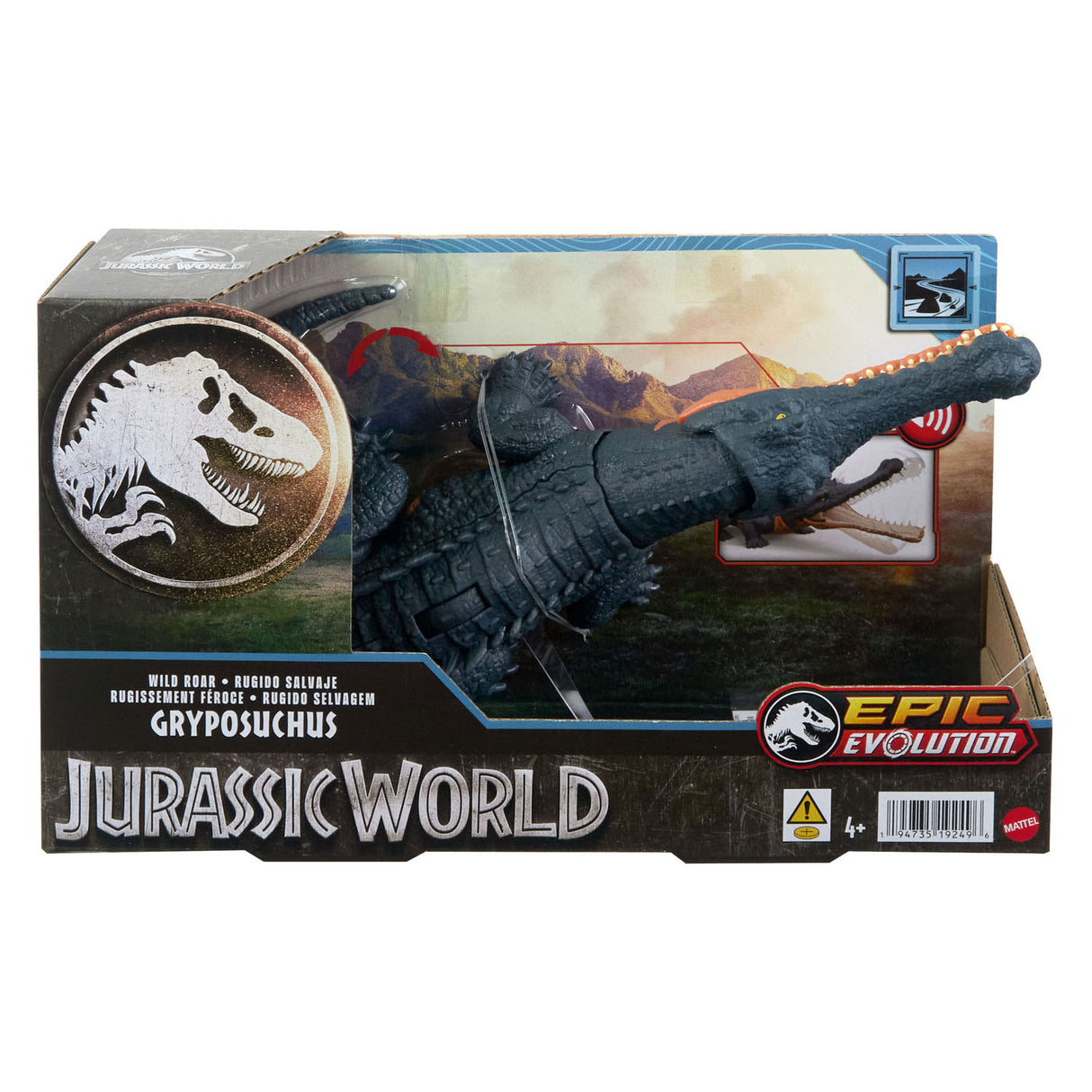 Mattel Jurassic World Roaring Gyropopuchus Dinosaur Play Figur