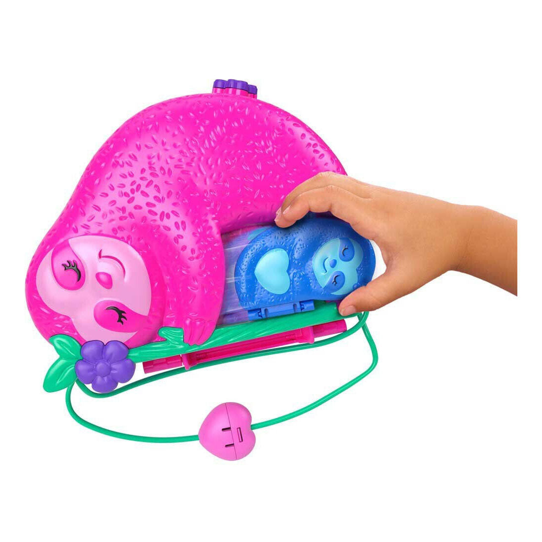 Mattel Polly Pocket Slothing Family 2-in-1 Compact Play Set