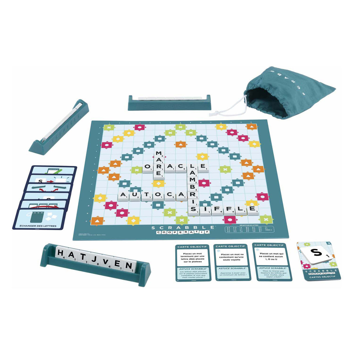 Mattel Scrabble Juego de mesa francés