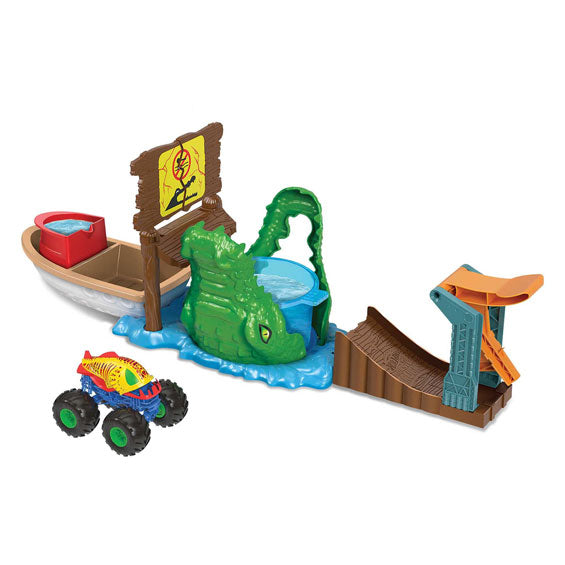 Hot Wheels Monster Trucks Swamp Chomp Speelset