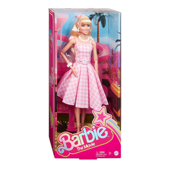 Mattel filmen rosa gingham klänning mode pop