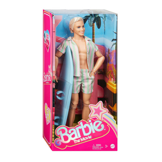 Mattel Barbie The Movie Ken Striped Fashion Doll