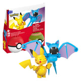 De Mattel Mega CONGERREUX Pikachu Zubat Bouwset, 40dlg.