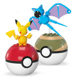 De Mattel Mega CONGERREUX Pikachu Zubat Bouwset, 40dlg.