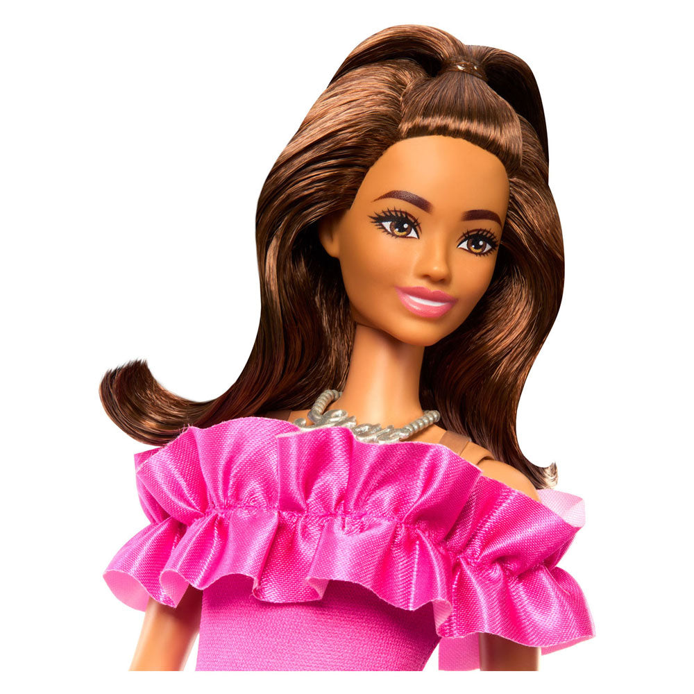 Mattel Fashionistas pop #217 met bruin golvend haar en ro