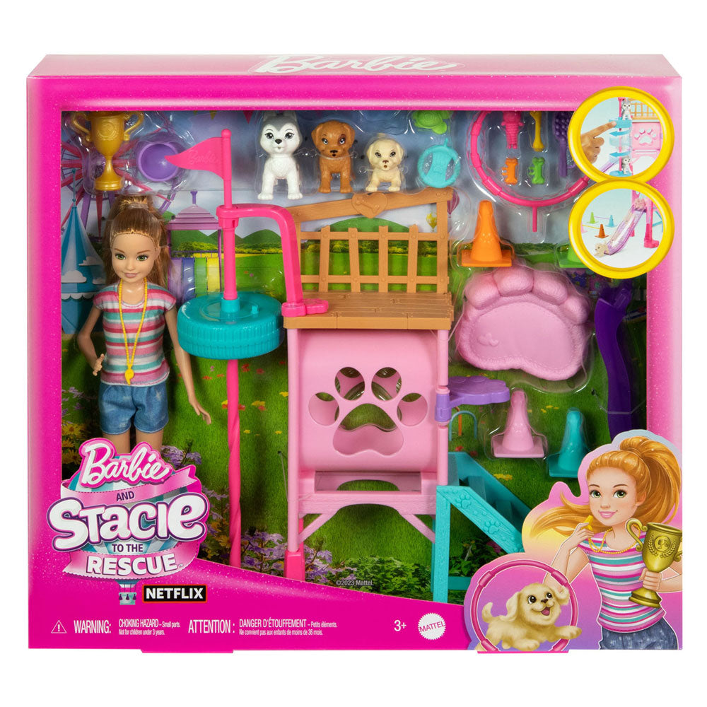 Mattel Met Stacie to the rescue, speelset speeltuin voor