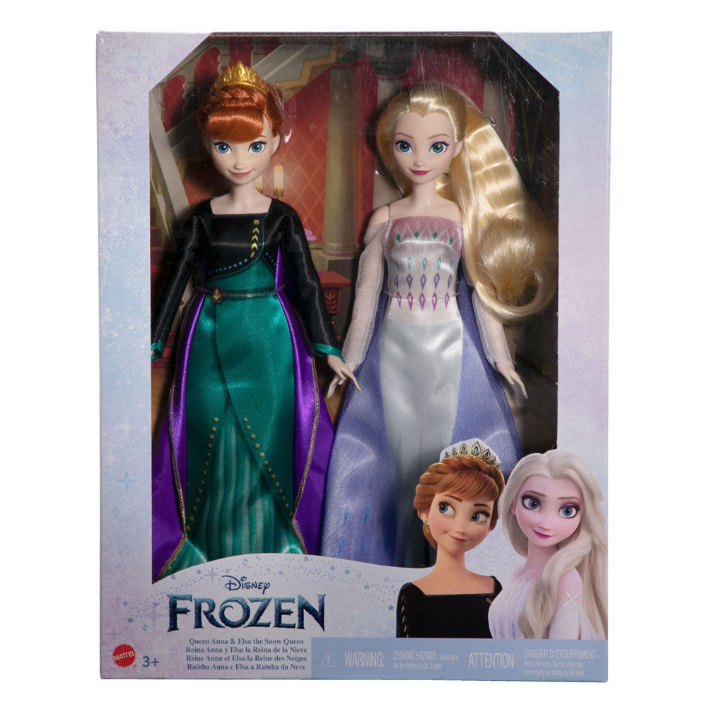 Mattel Frozen Anna and Elsa Fashion Dolls