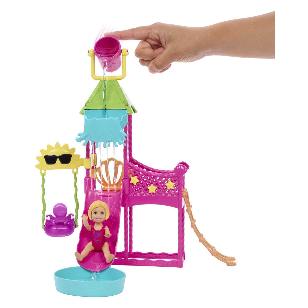Matstell Barbie Skipper éischt Baanjewaasser