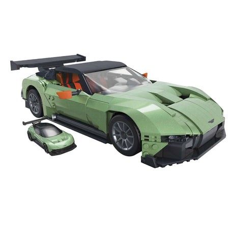 Mattel mega hot wheels aston martin vulcan byggsats - 986 st.