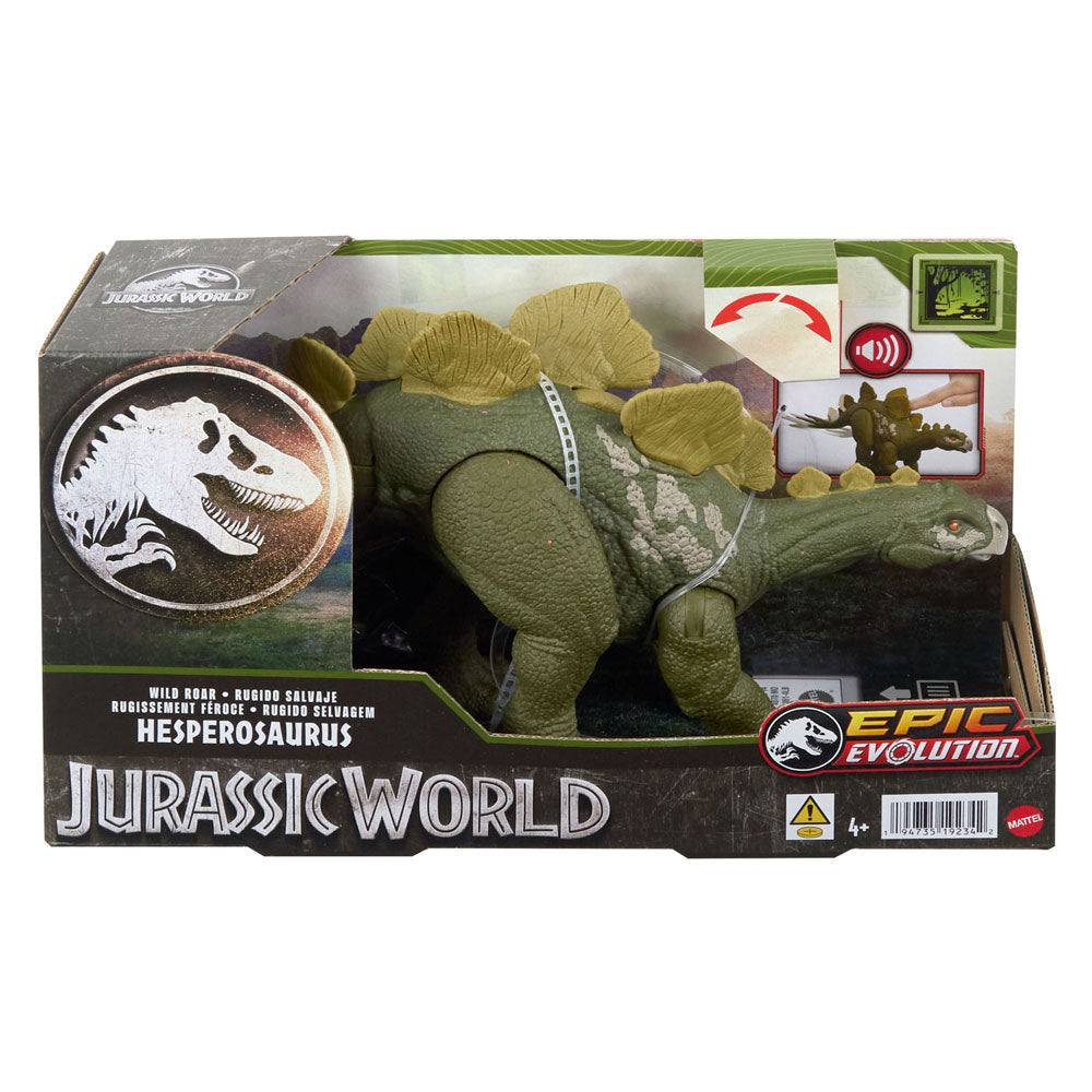 Mattel Jurassic World Hesperosaurus Dinosaurus grający figurka