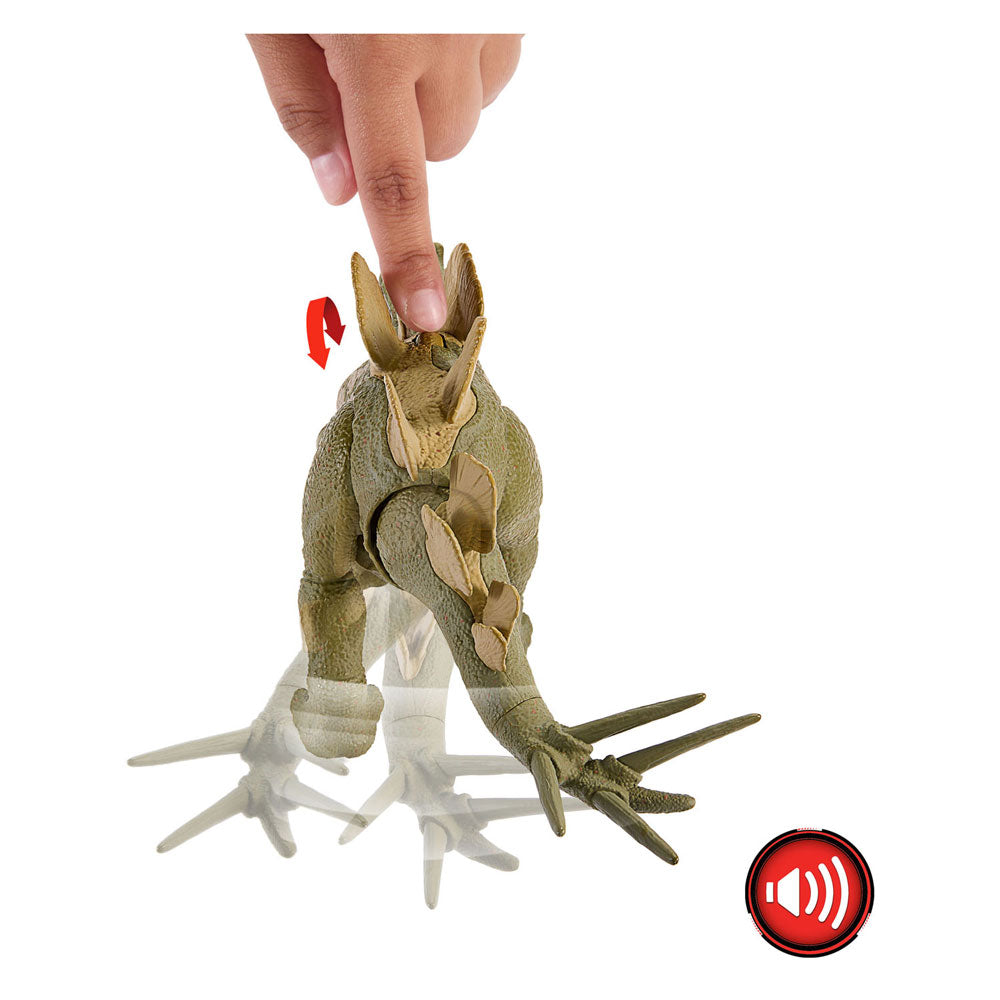 Mattel Jurassic World Hesperosaurus Dinosaurus grający figurka