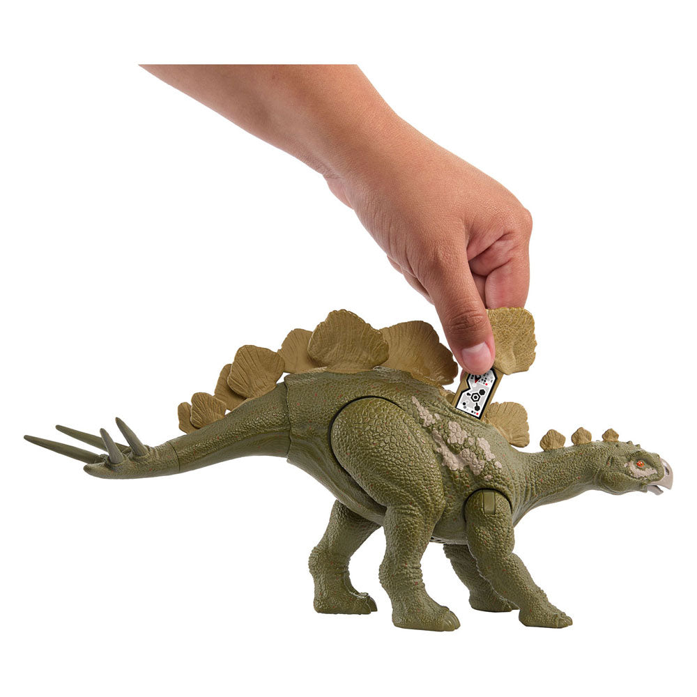 Mattel Jurassic World Hesperosaurus Dinosaurus Spielfigur spielen