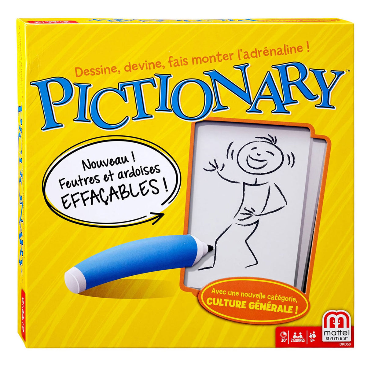 Juego de mesa de Mattel Pictionay (francés)