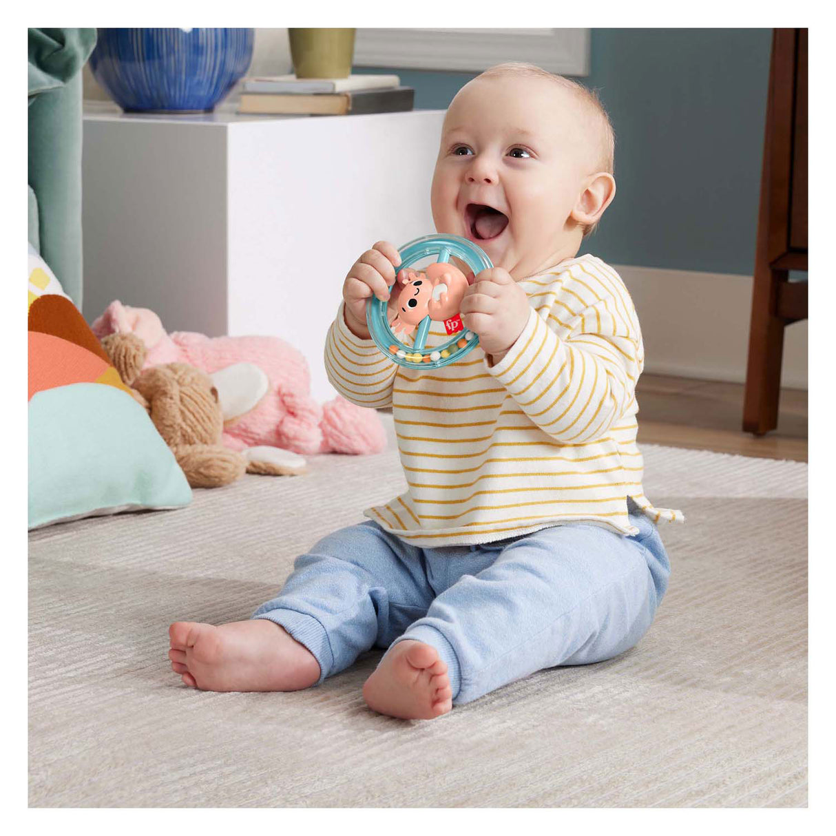 Fisher price bite rattle axeloth