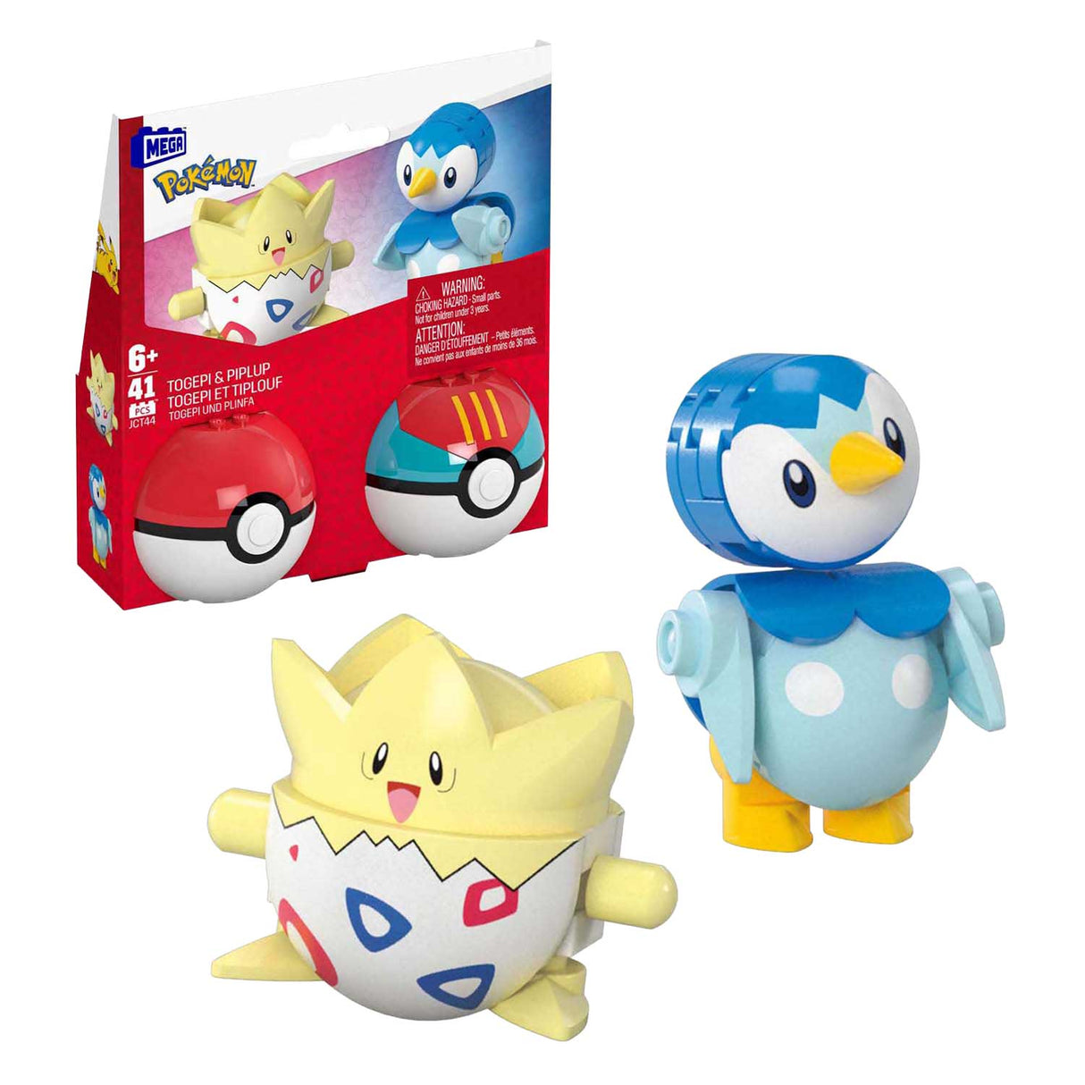Pokémon mega 2 pack piplup e togepi