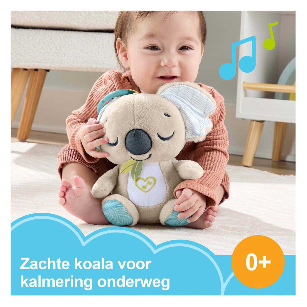 Fisher-price koala cuddly toy for on the road
