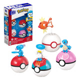 Mega Bloks Mega Construct Pokémon építőkészlet - Magikarp, Shellder és Quaxly
