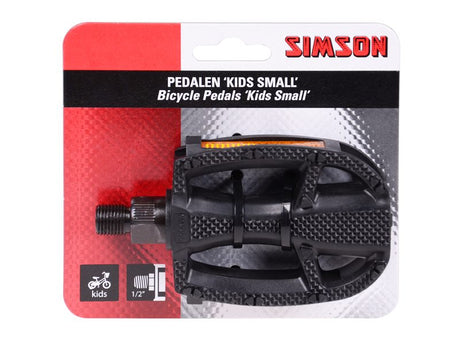 Pedaler barn liten 1 2 tommers refleksjon svart per sett