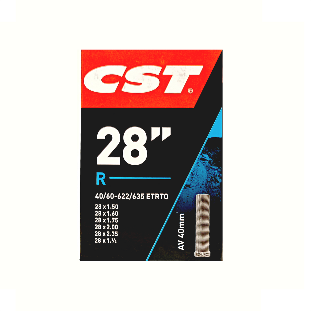 Tube intérieur CST 28 x 1,50 2,35 (40 60-622 635) AV 40 mm