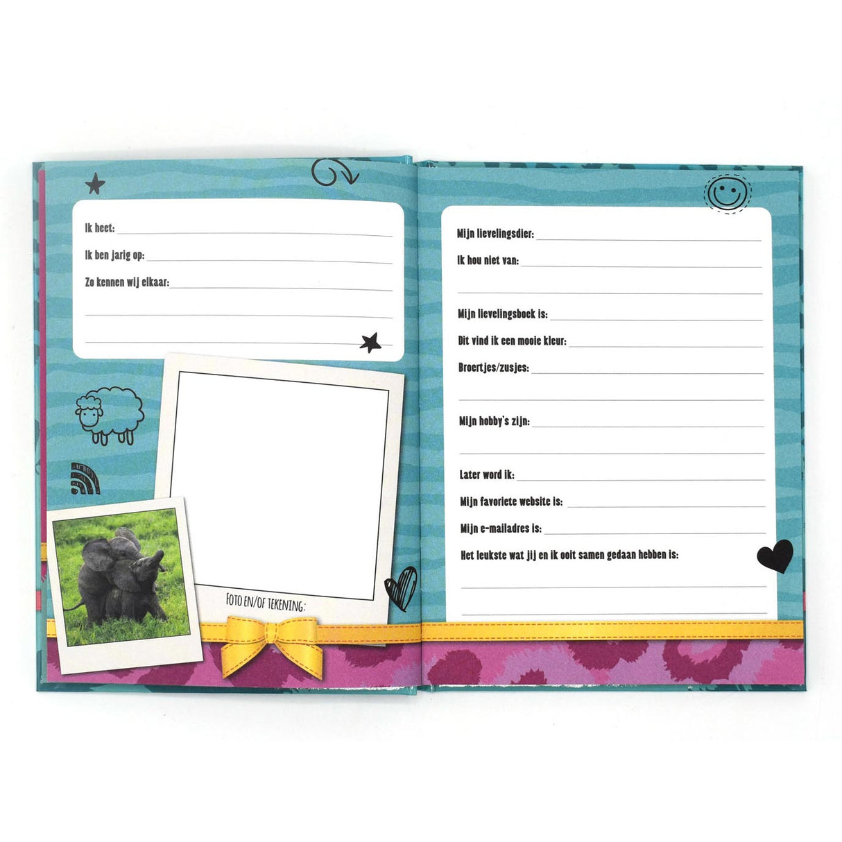 Animal friendship book