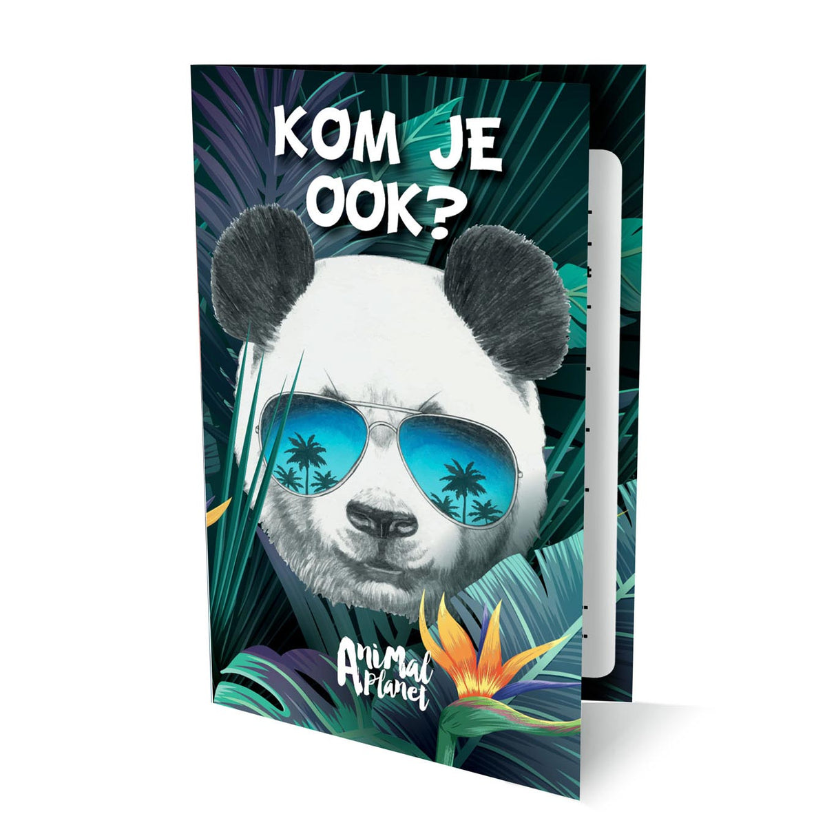 Animal planet invitations panda, 6 pcs.