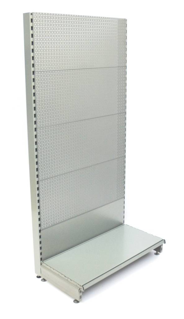 Shelving unit 1 metre wide (freestanding) 240x8x3 cm, base depth 47 16 cm