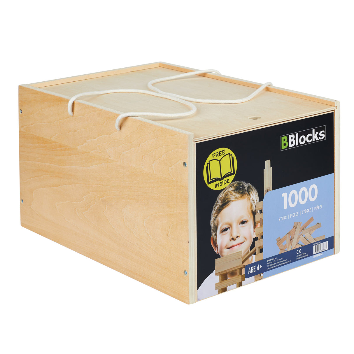 Bblocks Building Boards in Rangement Box, 1000dlg.