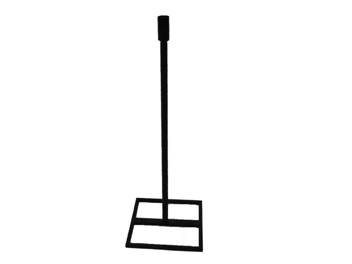 Dijk natural collections metal candlestick black 20x20x58cm