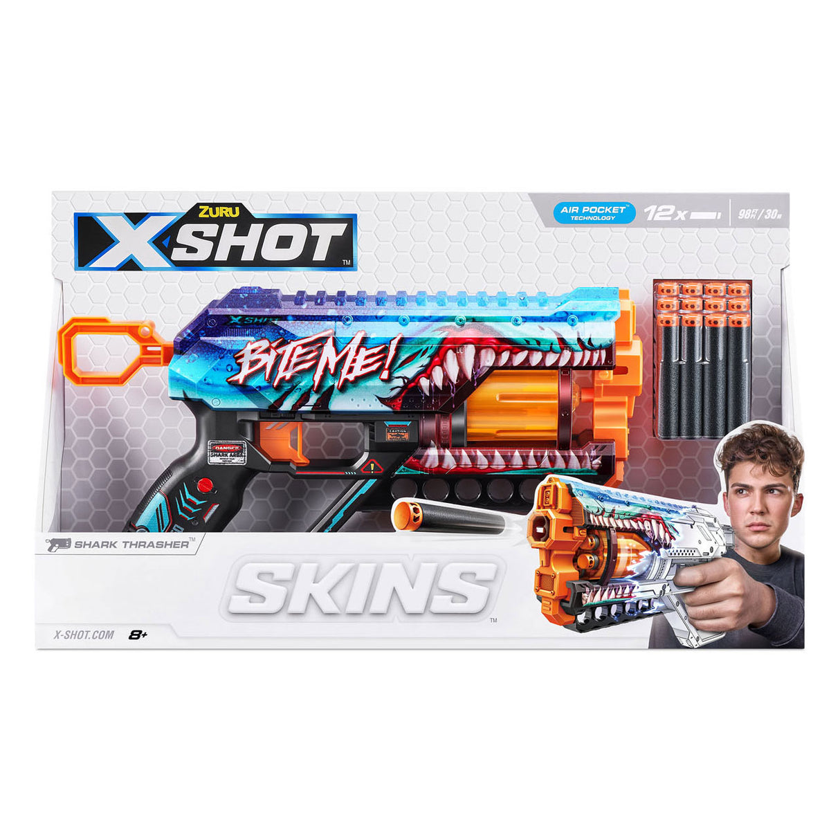 Zuru X-Shot Skins klage med 12 dart