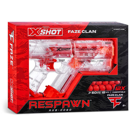 Zuru X-Shot Chaos Faze Respawn med 12 dartballs