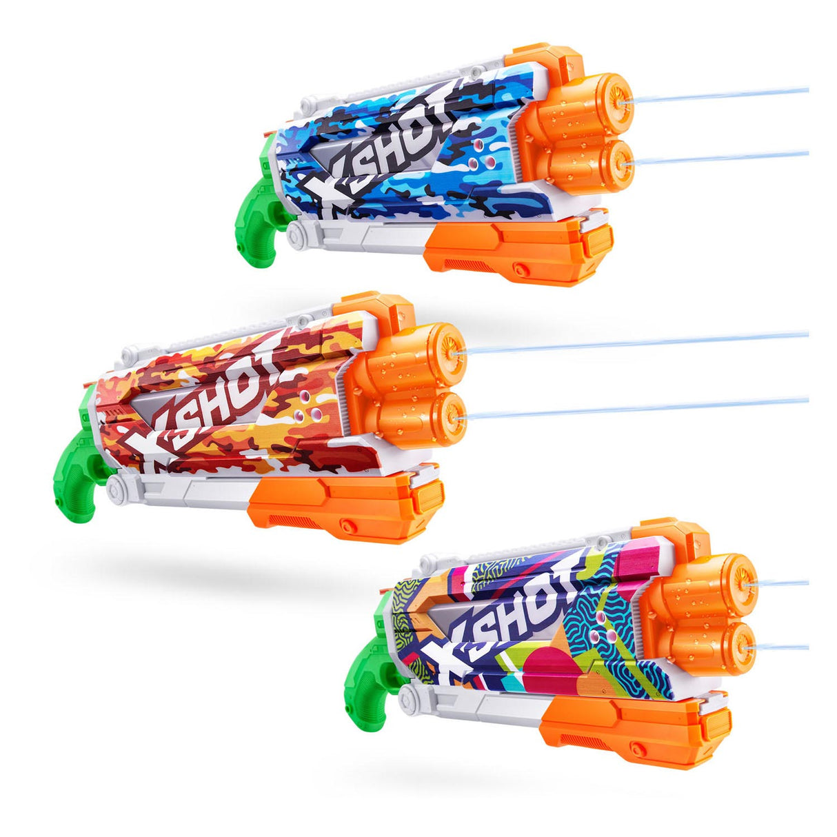 Zuru X-Shot Gun Water Gun Szybkie skórki pompowe, 500 ml