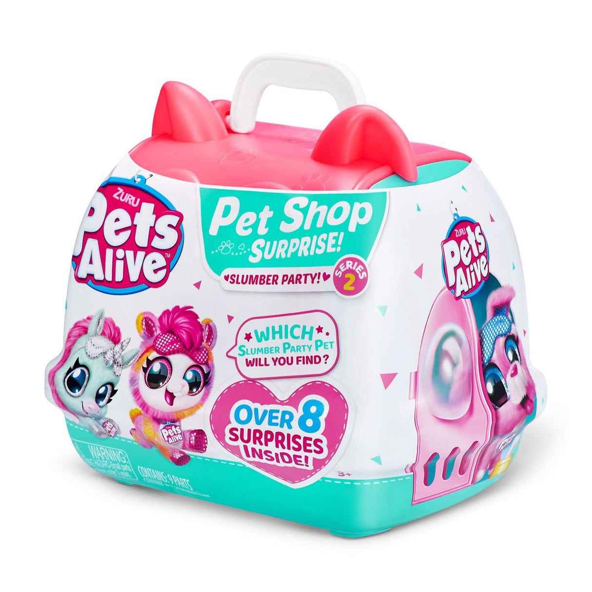 Domácí mazlíčci naživu Pet Shop překvapení Slumber Party