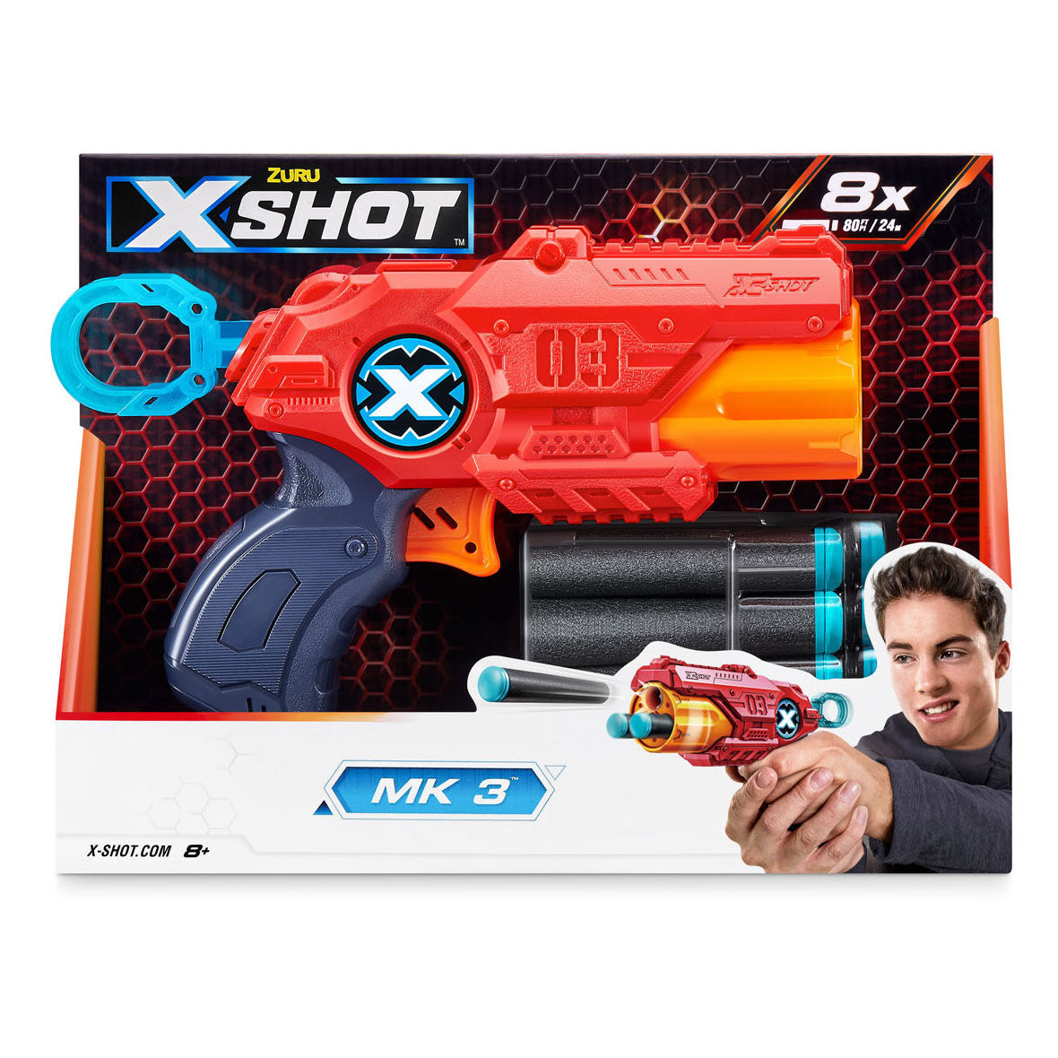 Zuru X-shot Dart Pistool with 8 arrows