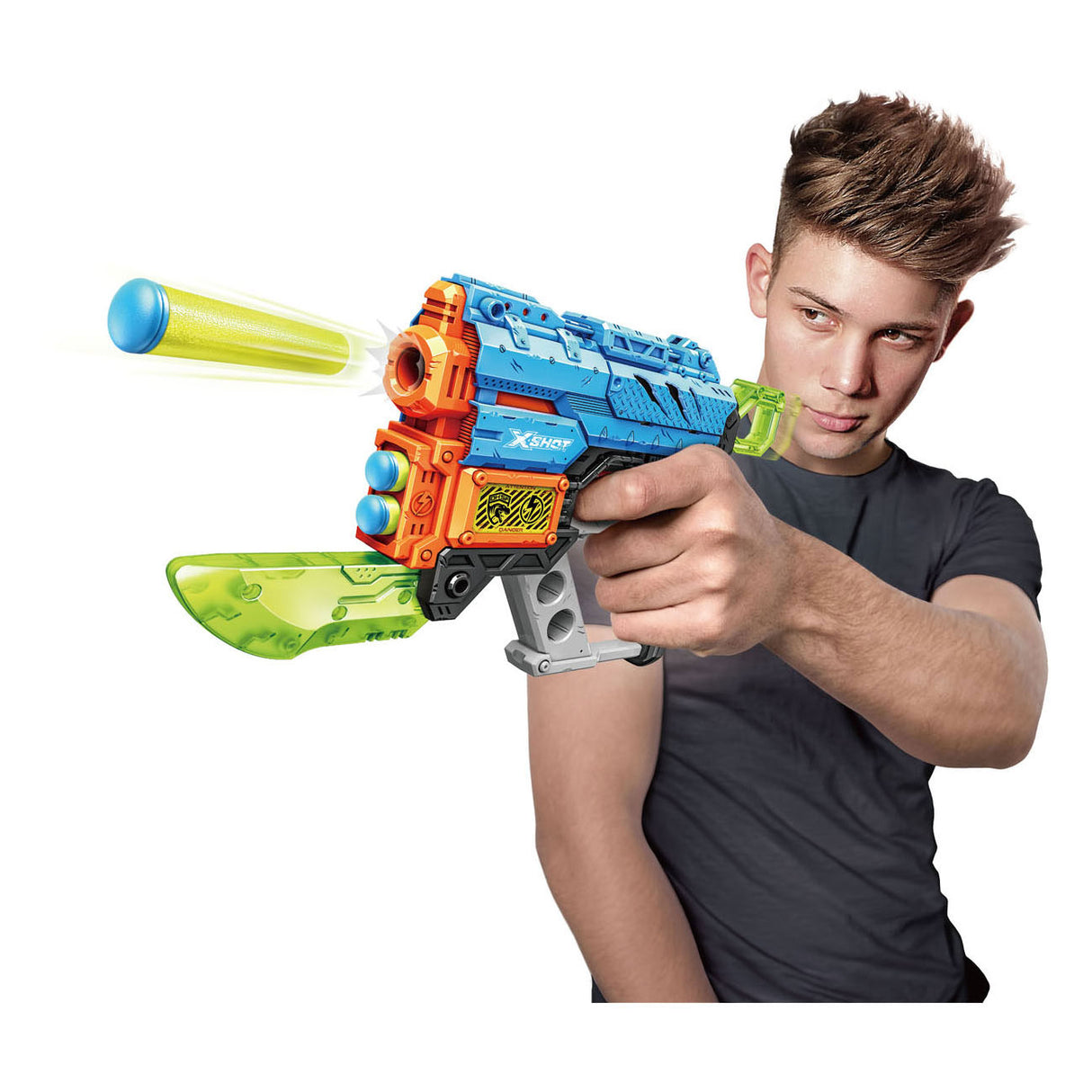 Zuru X-shot Dino Attack wyginął z 8 rzutkami