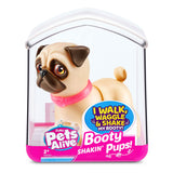 Zuru Hausdéieren lieweg booty Shakin 'Puhs Pugs