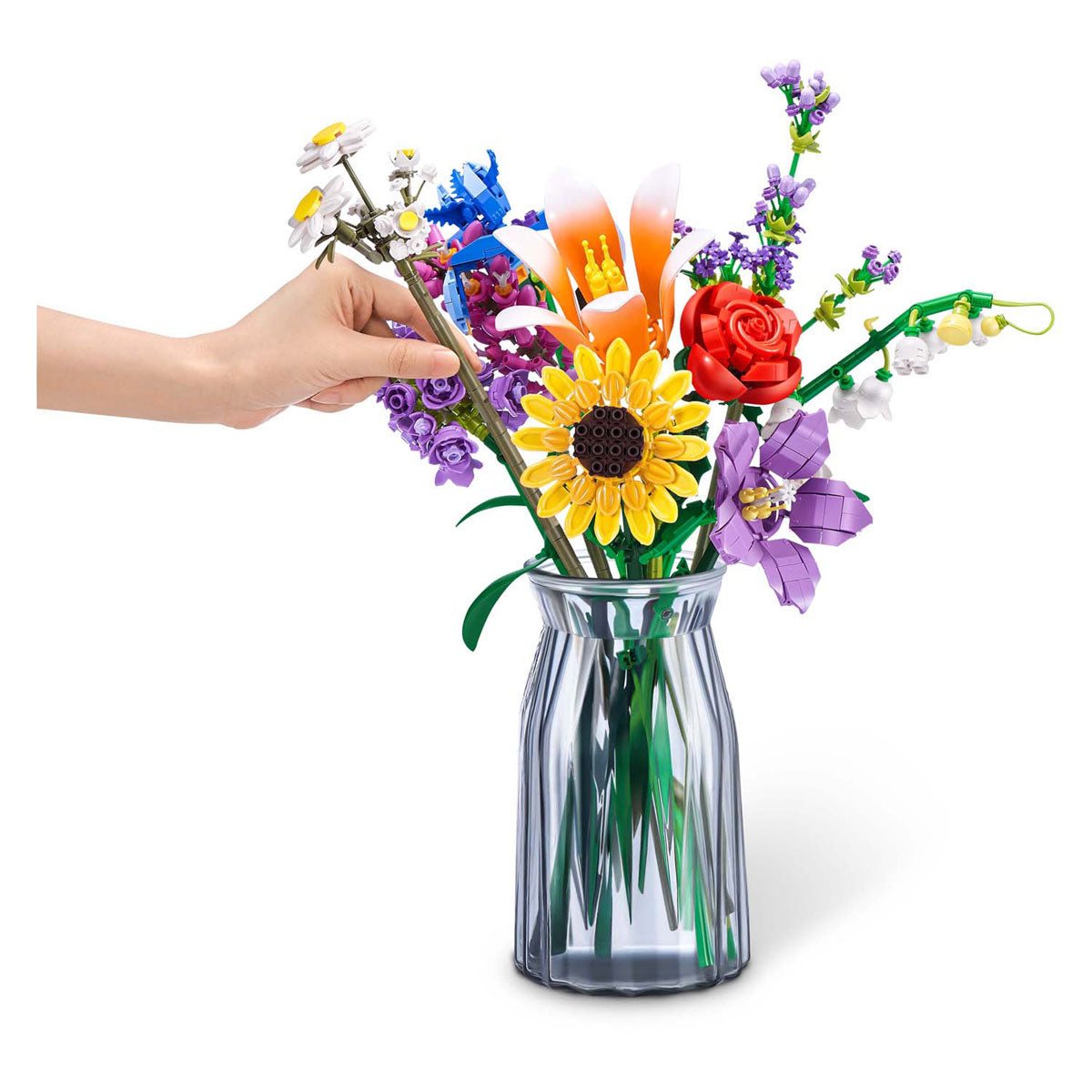 Zuru max premium flowers - construction playset in surprise ball