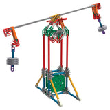 K'nex S.T.E.M. Erkundungen: Hebel -Riemenscheibengebäude -Set