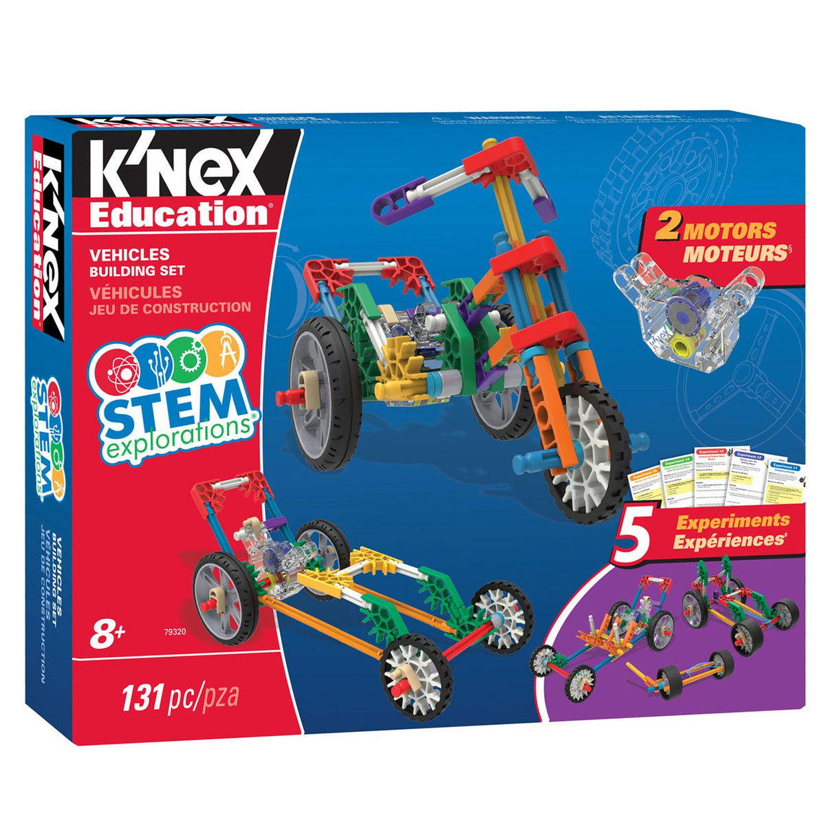 K'Nex STEM -utforskningar: Byggnadsuppsättningar för fordon