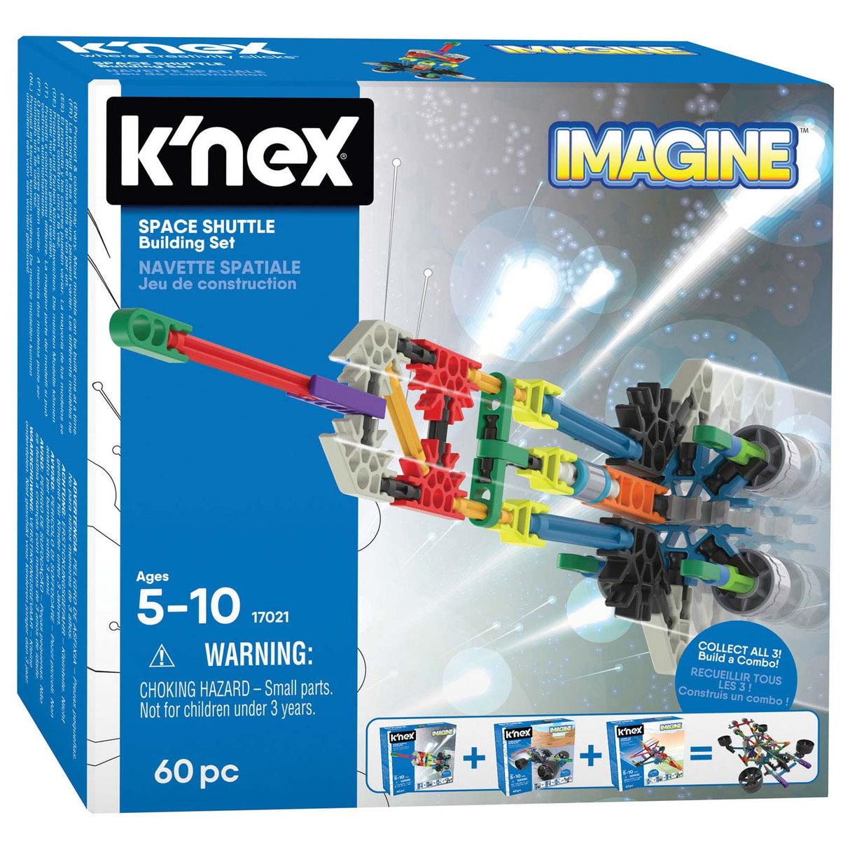 K'Nex Bouwset Space Shuttle, 60dlg.